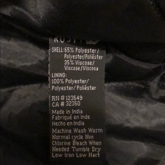 Rusty military style coat. Exclnt cond. Sz XL. - Picture 9 of 10